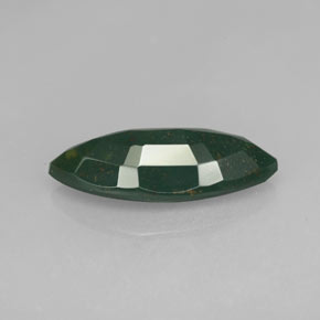 Pierre de sang Vert Tacheté naturelle Marquise, 2.38 ct, Opaque