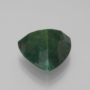 Héliotrope vert naturelle trillion, 7,92 ct, opaque