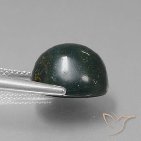 Pierre de sang Multicolore naturelle ovale, 10.23 ct, Opaque