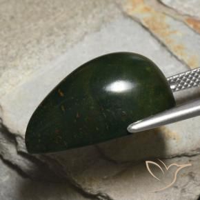 Pierre de sang Multicolore naturelle En forme de poire, 16.35 ct, Opaque