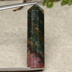 Pierre de sang Multicolore naturelle Forme fantaisie, 18.49 ct, Opaque