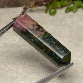 Pierre de sang Multicolore naturelle Forme fantaisie, 18.49 ct, Opaque