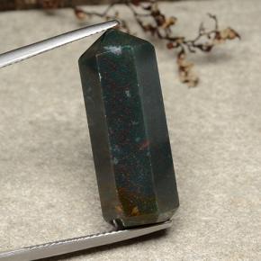 Héliotrope multicolore naturelle forme fantaisie, 21,25 ct, opaque