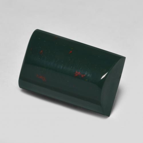 Pierre de sang Vert foncé naturelle Baquette, 4.00 ct, Opaque