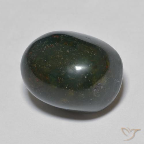 Pierre de sang Multicolore naturelle ovale, 15.31 ct, Opaque