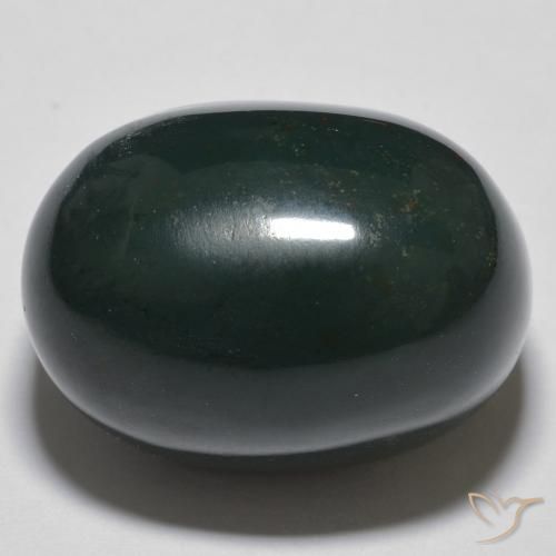 23.49ct Naturel Multicolore Pierre de sang, ovale, Opaque