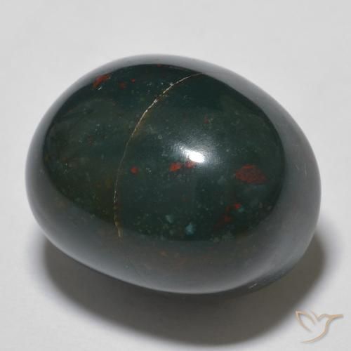 Pierre de sang Multicolore naturelle ovale, 14.90 ct, Opaque