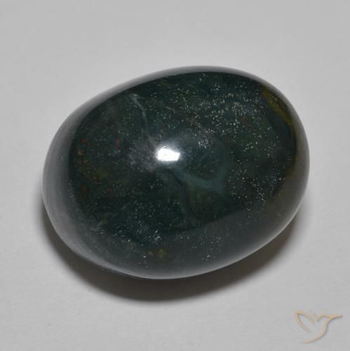 Pierre de sang Multicolore naturelle ovale, 25.67 ct, Opaque