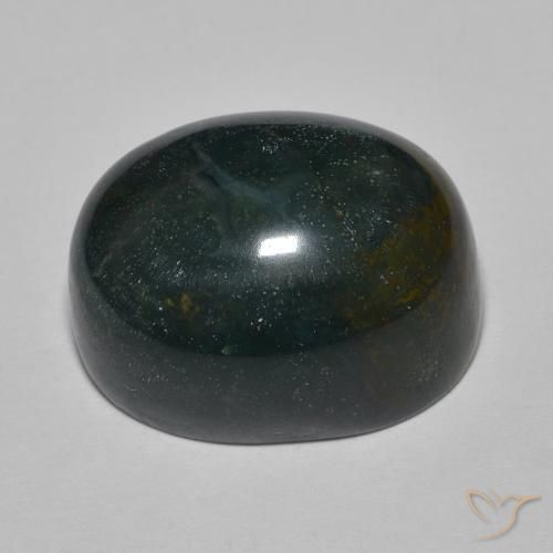 Pierre de sang Multicolore naturelle ovale, 25.67 ct, Opaque