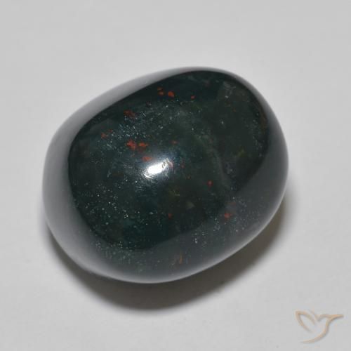 Pierre de sang Multicolore naturelle ovale, 23.18 ct, Opaque