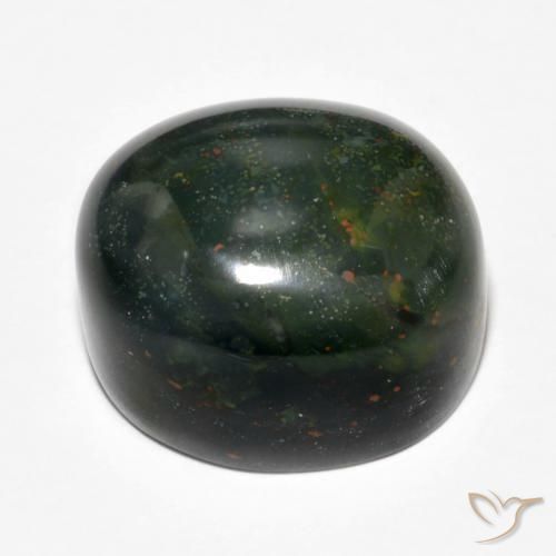 Pierre de sang Multicolore naturelle ovale, 28.48 ct, Opaque