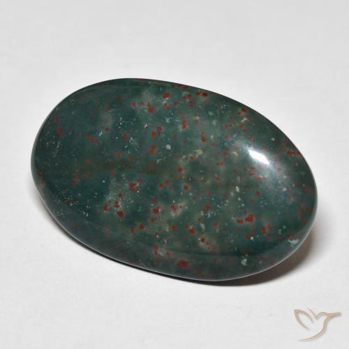 Pierre de sang Multicolore naturelle ovale, 18.31 ct, Opaque
