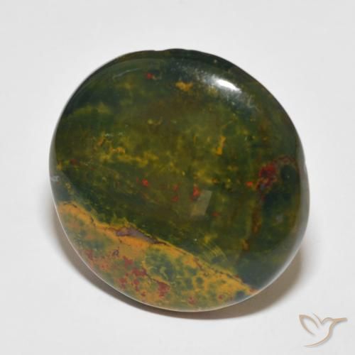 Pierre de sang Multicolore naturelle Tour, 34.52 ct, Opaque