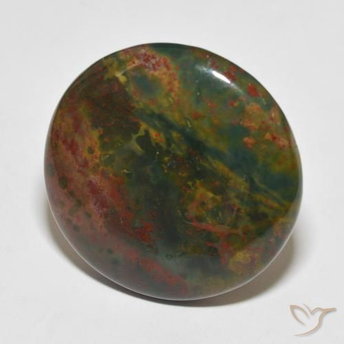 Pierre de sang Multicolore naturelle Tour, 44.58 ct, Opaque