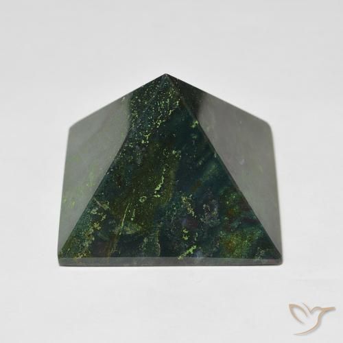 109.05ct Naturel Vert foncé Pierre de sang, Carré, Opaque