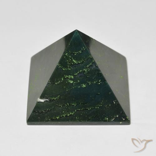113.40ct Naturel Vert foncé Pierre de sang, Carré, Opaque