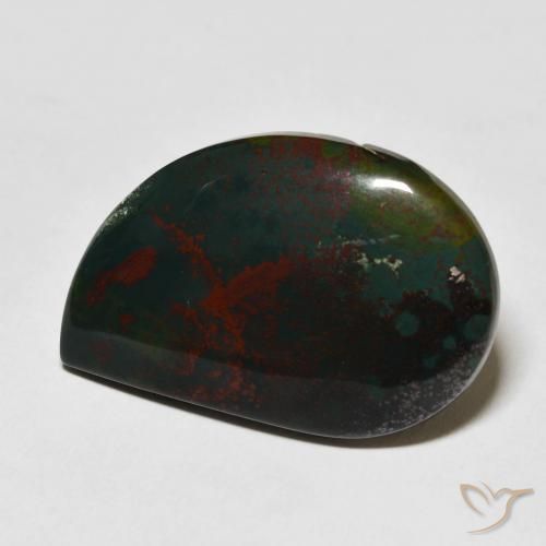 Pierre de sang Multicolore naturelle Fantaisie, 23.12 ct, Opaque