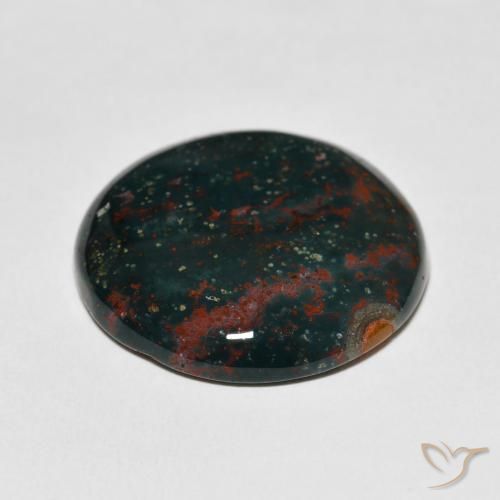 Pierre de sang Vert et rouge naturelle Tour, 29.09 ct, Opaque