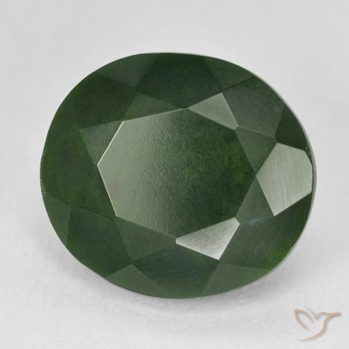 Pierre de sang Vert multicolore naturelle ovale, 11.32 ct, Opaque