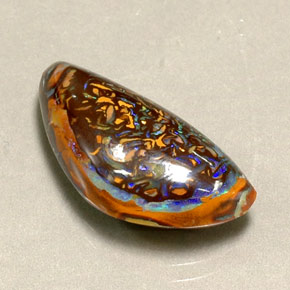 Opale boulder multicolore naturelle forme fantaisie, 10,16 ct, opaque
