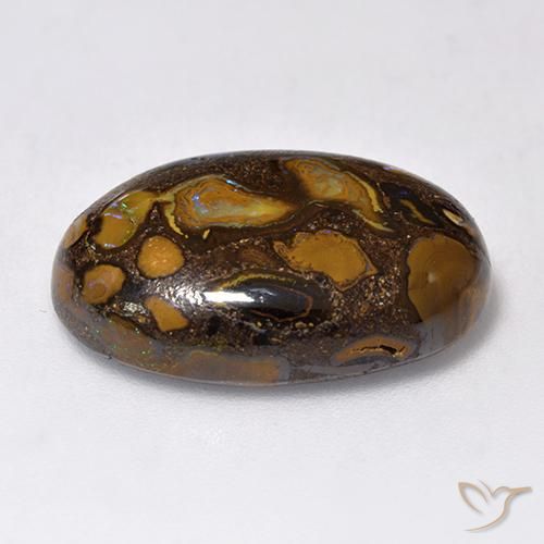 Opale Boulder Multicolore naturelle ovale, 13.14 ct, Opaque