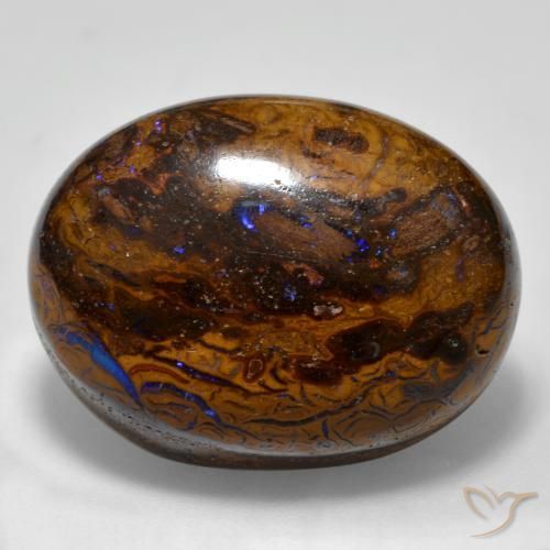 Opale Boulder Multicolore naturelle ovale, 22.67 ct, Opaque