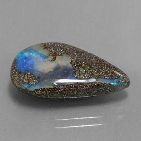 Opale Boulder Multicolore naturelle Forme fantaisie, 8.45 ct, Opaque