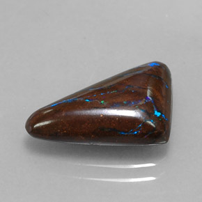 Opale boulder multicolore naturelle forme fantaisie, 5,10 ct, opaque