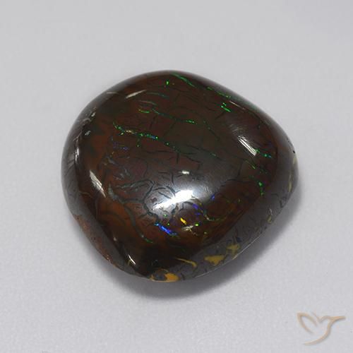 Opale Boulder Multicolore naturelle Fantaisie, 13.21 ct, Opaque