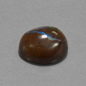 Opale boulder multicolore naturelle forme fantaisie, 14,85 ct, opaque
