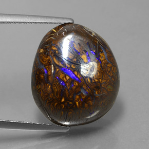 Opale Boulder Multicolore naturelle Forme fantaisie, 14.72 ct, Opaque