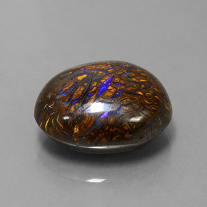 Opale Boulder Multicolore naturelle Forme fantaisie, 14.72 ct, Opaque