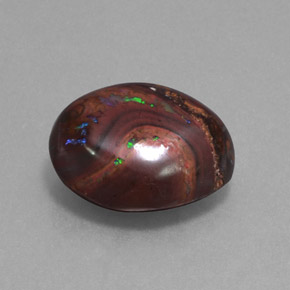 Opale Boulder Multicolore naturelle Forme fantaisie, 13.62 ct, Opaque