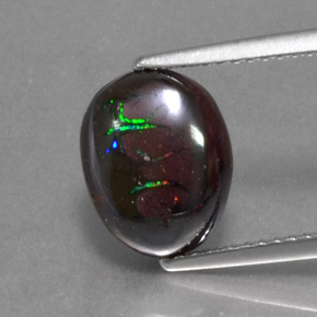 Opale Boulder Multicolore naturelle ovale, 4.60 ct, Opaque