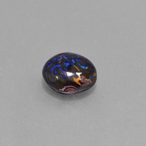 Opale boulder multicolore naturelle forme fantaisie, 2,96 ct, opaque