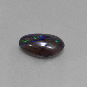 Opale Boulder Multicolore naturelle Forme fantaisie, 3.56 ct, Opaque
