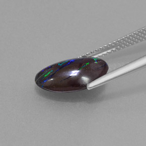 Opale Boulder Multicolore naturelle Forme fantaisie, 3.56 ct, Opaque