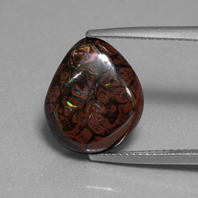 Opale Boulder Multicolore naturelle Forme fantaisie, 7.09 ct, Opaque