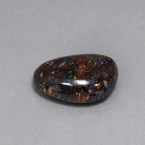 Opale Boulder Multicolore naturelle Forme fantaisie, 5.77 ct, Opaque