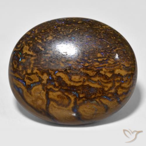 Opale Boulder Multicolore naturelle ovale, 34.16 ct, Opaque