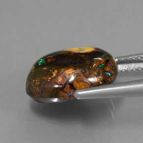 Opale Boulder Multicolore naturelle Forme fantaisie, 9.05 ct, Opaque