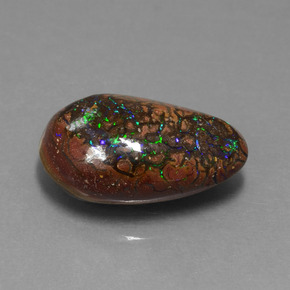 Opale Boulder Multicolore naturelle Fantaisie, 7.10 ct, Opaque