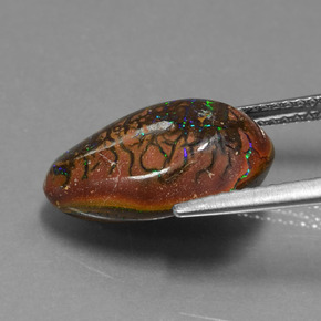 Opale Boulder Multicolore naturelle Fantaisie, 7.10 ct, Opaque
