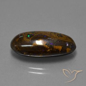 Opale Boulder Multicolore naturelle ovale, 12.87 ct, Opaque