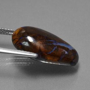 Opale Boulder Multicolore naturelle Forme fantaisie, 13.34 ct, Opaque