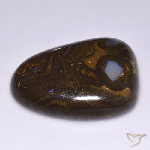 Opale Boulder Multicolore naturelle Fantaisie, 30.94 ct, Opaque