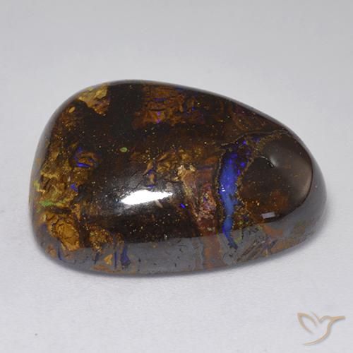 Opale Boulder Multicolore naturelle Fantaisie, 25.75 ct, Opaque