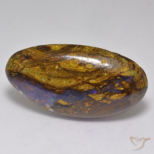 20.80ct Naturel Multicolore Opale Boulder, Fantaisie, Opaque