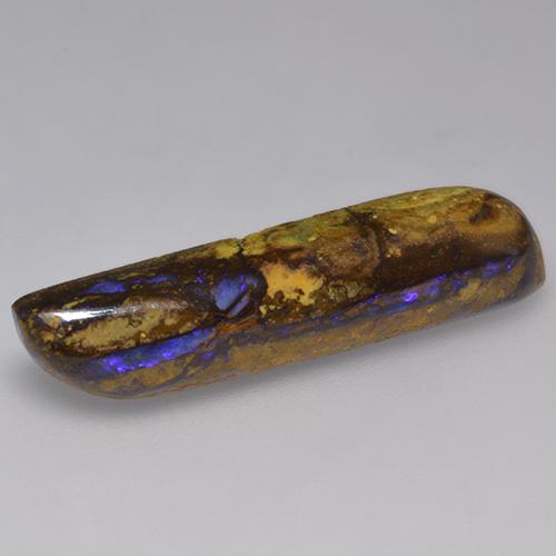Opale boulder multicolore naturelle forme fantaisie, 10,24 ct, opaque