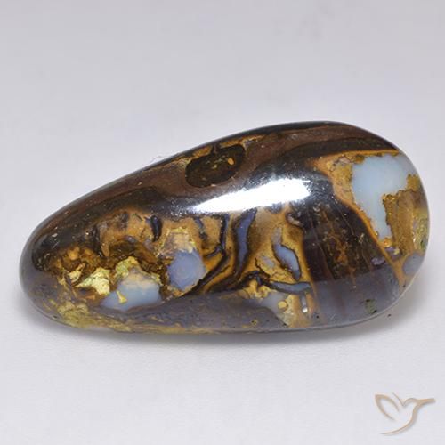 Opale Boulder Multicolore naturelle Fantaisie, 17.03 ct, Opaque
